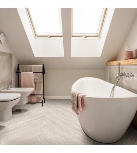 Suelo Vinílico Espiga White Wood 200x400cm