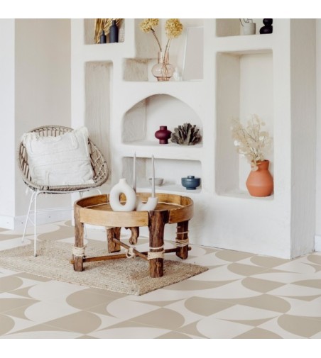 Suelo Vinílico Sandriel Beige 200x400cm