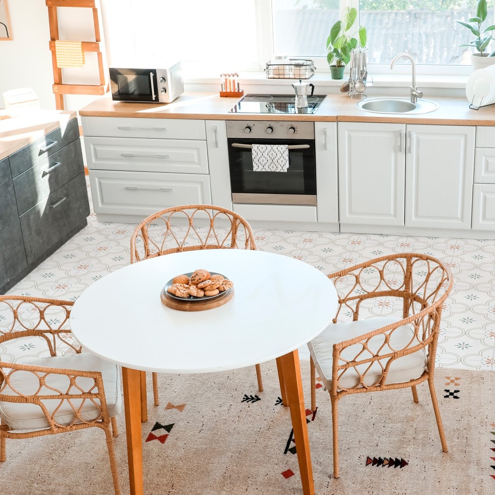 Suelo Vinílico Winnie Orange 200x200cm