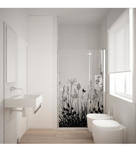 Vinilo cristal Azalea Black 80x150cm