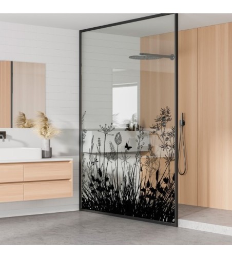 Vinilo cristal Azalea Black 80x150cm