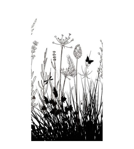 Vinilo cristal Azalea Black 80x150cm