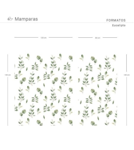 Vinilo cristal Eucalipto 120x150cm