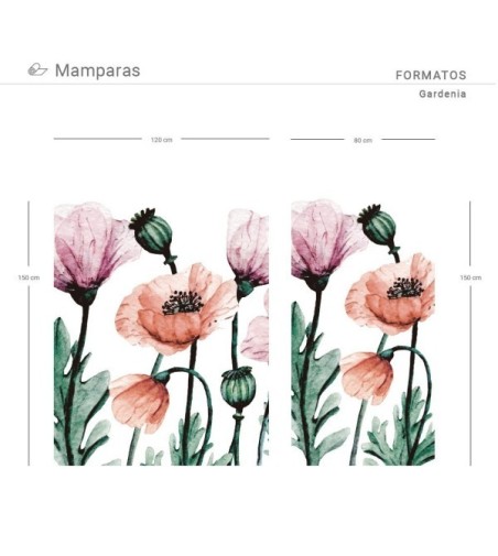 Vinilo cristal Gardenia 120x150cm