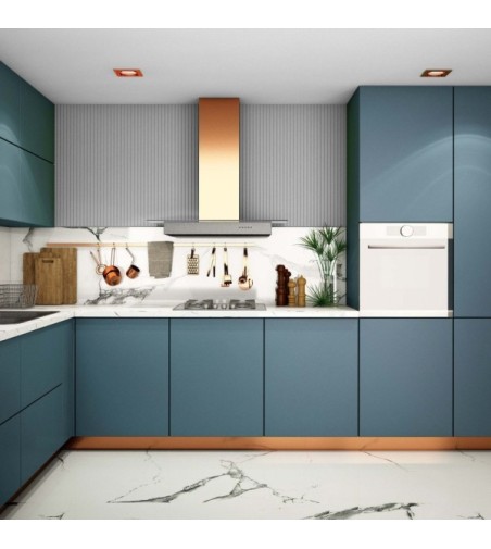 Vinilo Azul Océano 200X100cm mate