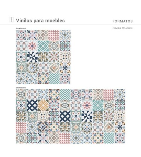 Vinilo Baeza Colours 200X100cm mate