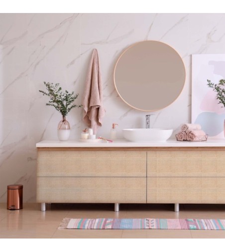 Vinilo Cannage Caramel 100X100cm mate