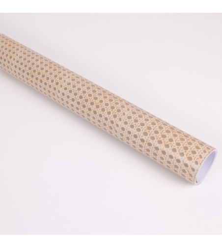 Vinilo Cannage Caramel 200X100cm mate