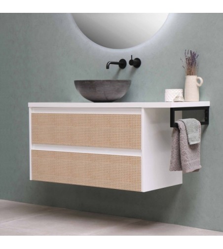 Vinilo Cannage Caramel 200X100cm mate