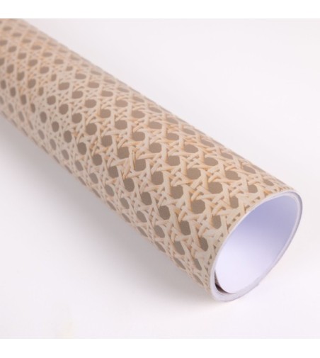 Vinilo Cannage Caramel 200X100cm mate