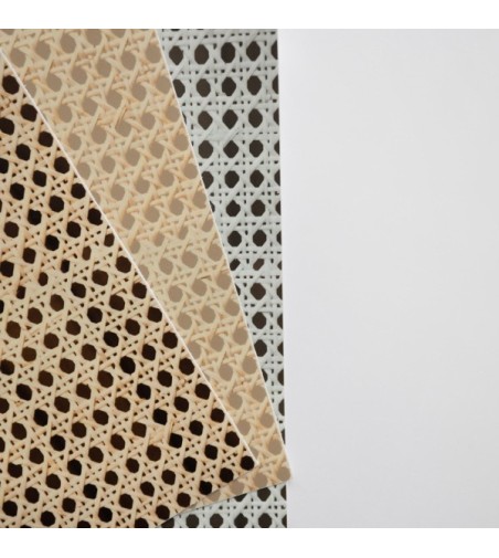 Vinilo Cannage Blanco 200X100cm mate