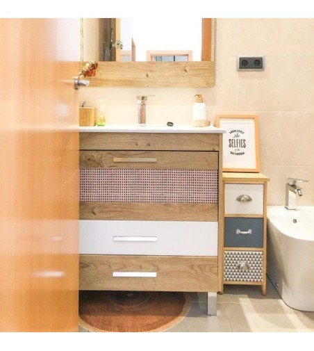 Vinilo Cannage Natural 200X100cm mate