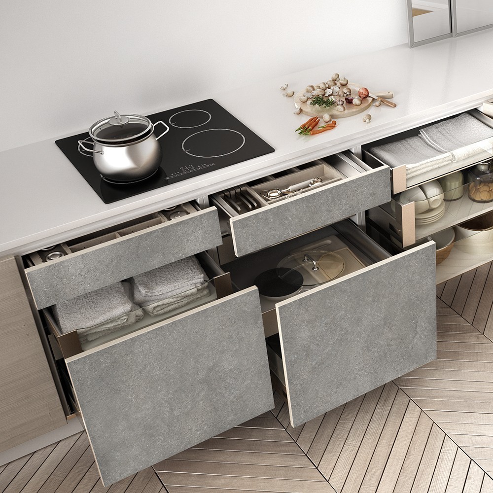Vinilo Cemento Mel Ash 200X100cm mate
