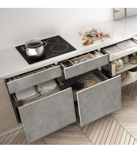 Vinilo Cemento Mel Ash 200X100cm mate