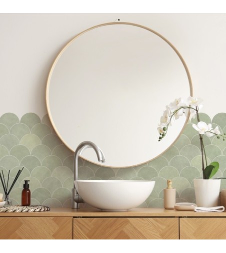 Vinilo Edelia Verde Mint 200X100cm mate