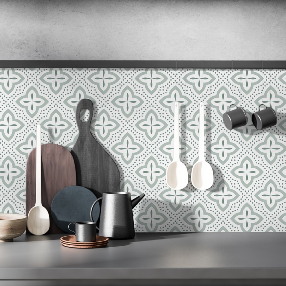 Vinilo Evora Verde 200X100cm mate