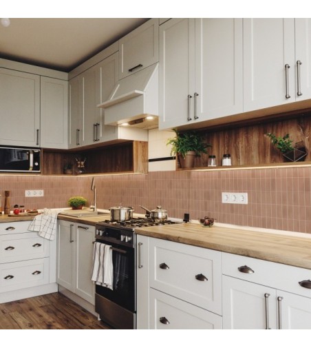 Vinilo Feid Rosa Empolvado 200X100cm mate