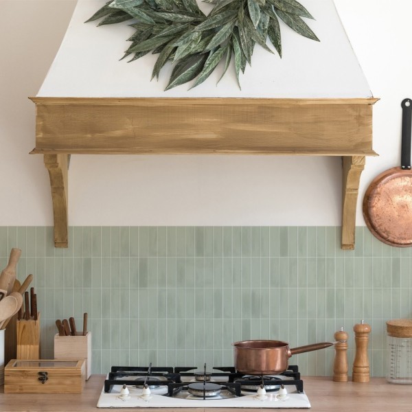 Vinilo Feid Verde Mint 200x100cm brillo