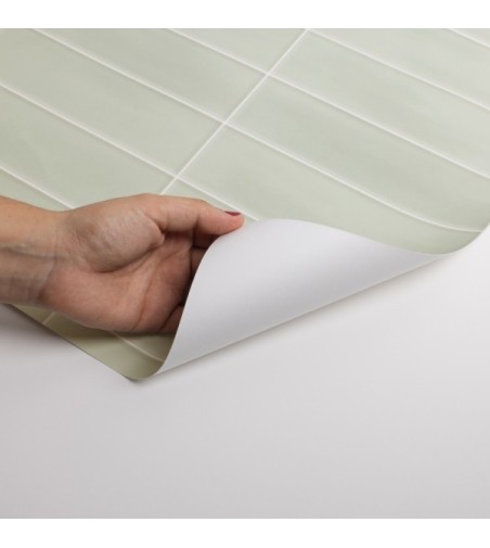 Vinilo Feid Verde Mint 200x100cm brillo