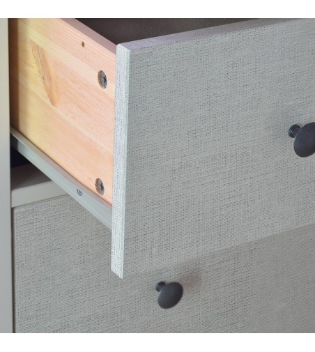 Vinilo Fibras Gris 100X100cm mate