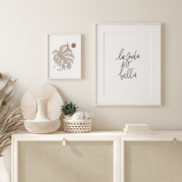 Vinilo Fibras Beige 200X100cm mate