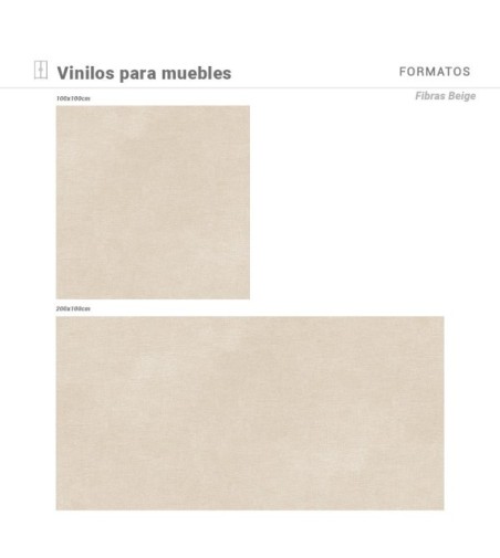 Vinilo Fibras Beige 200X100cm mate