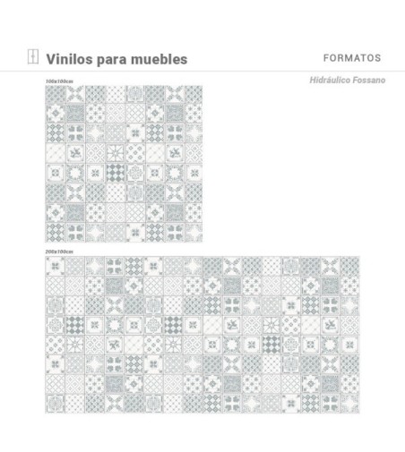 Vinilo Hidráulico Fossano 100X100cm mate