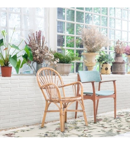 Vinilo Ladrillos Blancos 200X100cm mate