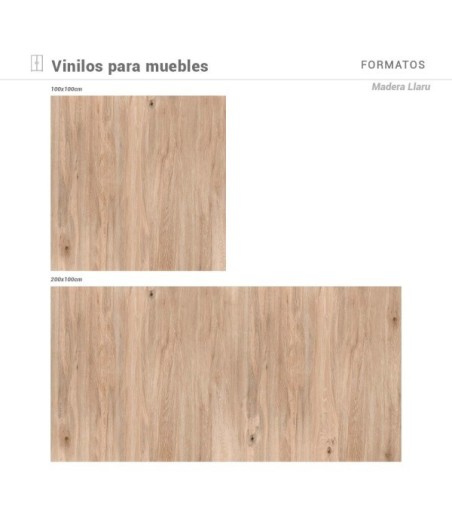 Vinilo Madera Llaru 200X100cm mate