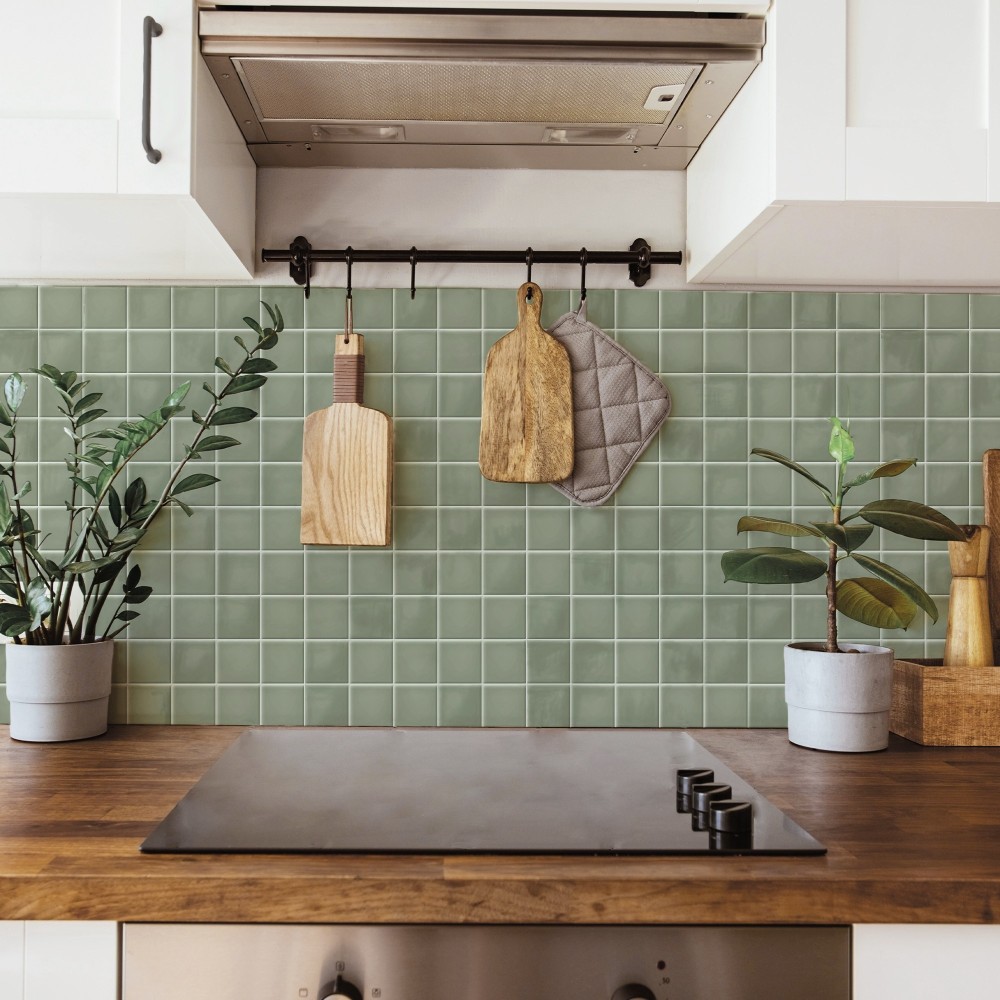 Vinilo Maverick Oliva 200x100cm brillo