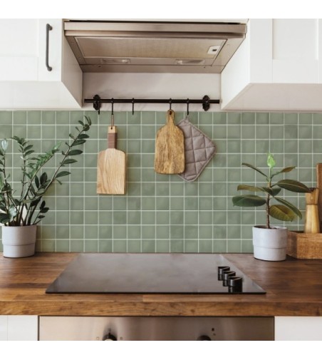 Vinilo Maverick Oliva 200x100cm brillo