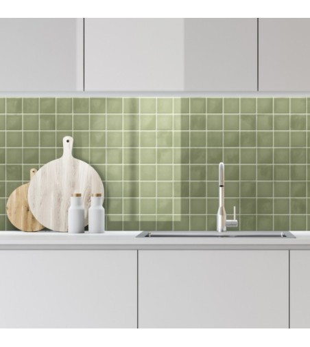 Vinilo Maverick Oliva 200x100cm brillo