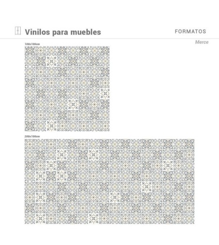 Vinilo Merce 200X100cm mate