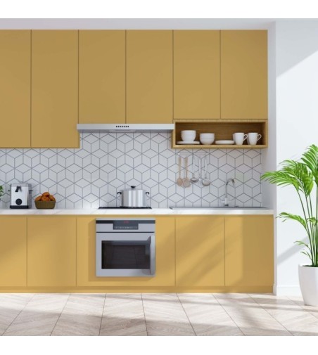 Vinilo Mostaza 200X100cm mate