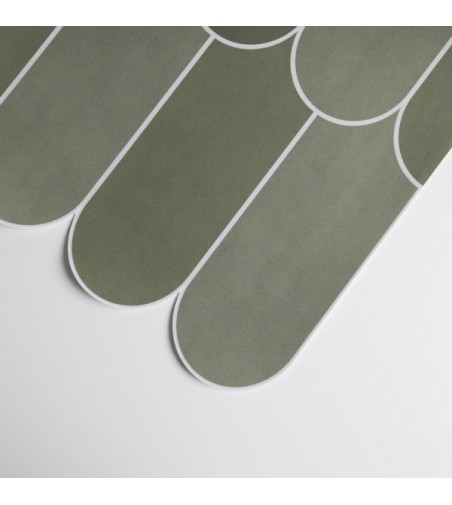 Vinilo Palermo Verde Salvia 200X100cm mate