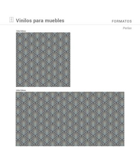 Vinilo Perlas 200X100cm mate