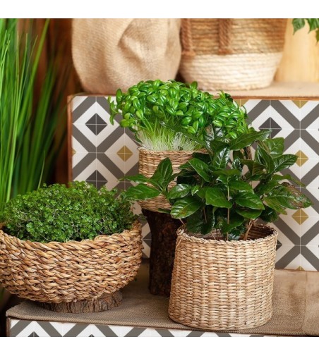 Vinilo Villa Brown 100X100cm mate