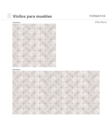 Vinilo Villamaria 200X100cm mate