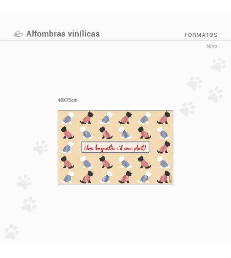 Alfombra para MASCOTAS  NINO 48x75