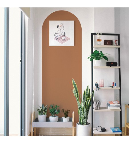 Arco AUTOADHESIVO 65x200 cm Rojo TEJA