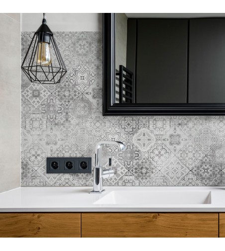 Mural hidraulic vintage 257x300