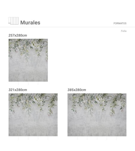 Mural folia 257x280