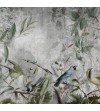 Mural pajaros tropicales 257x260