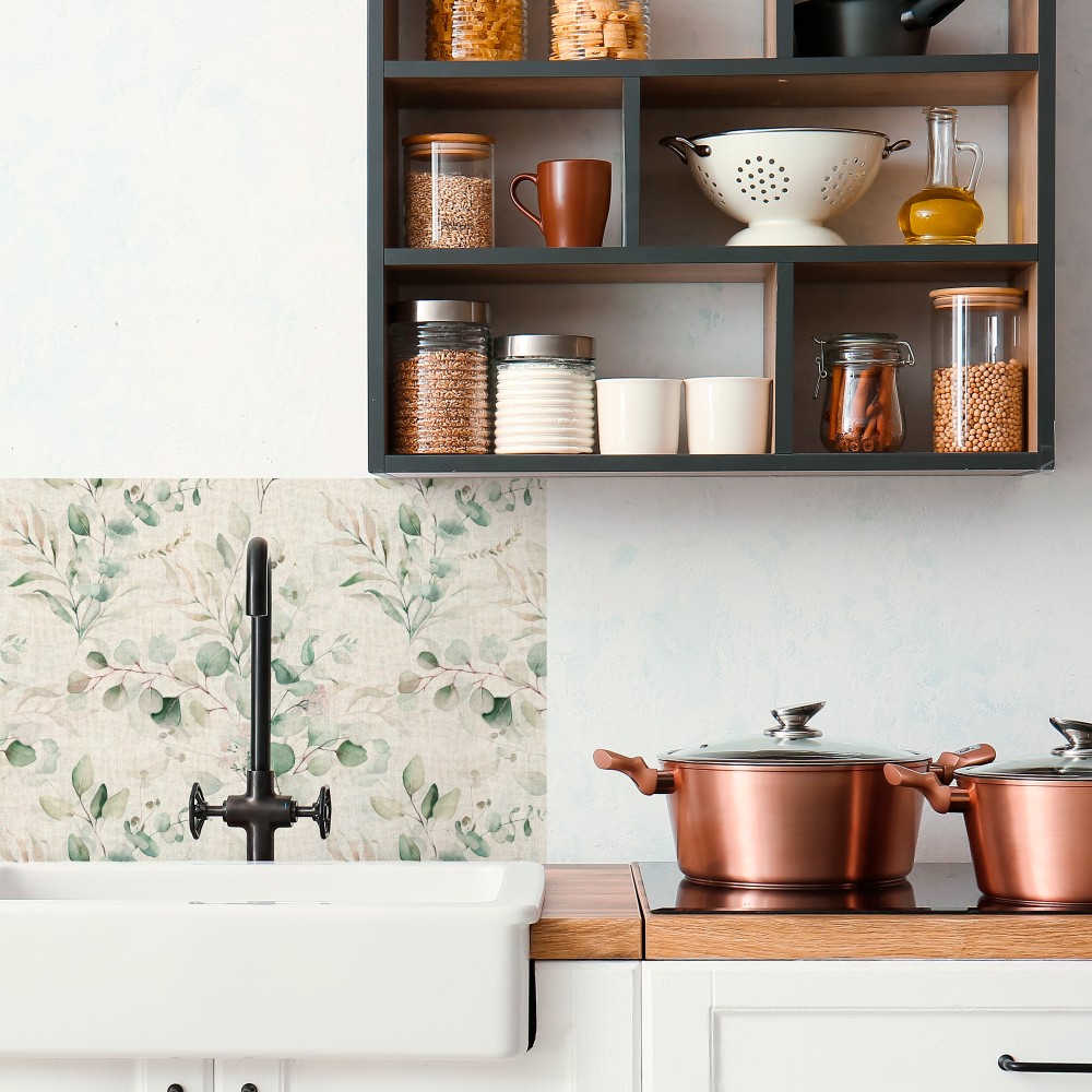 Salpicadero de cocina eucalipto 90x600