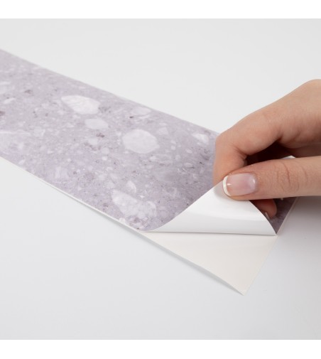 Cenefa Terrazo Rosado 3 und