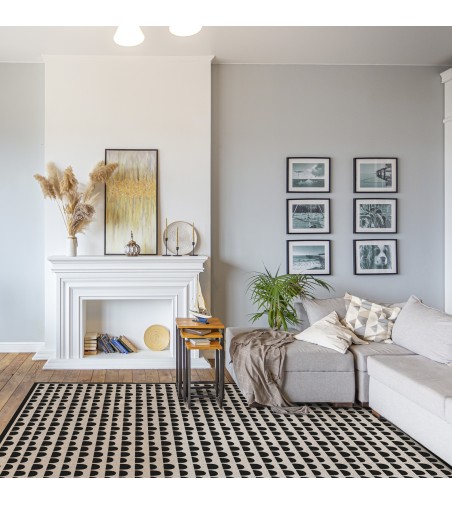 Alfombra vinílica Curve Black