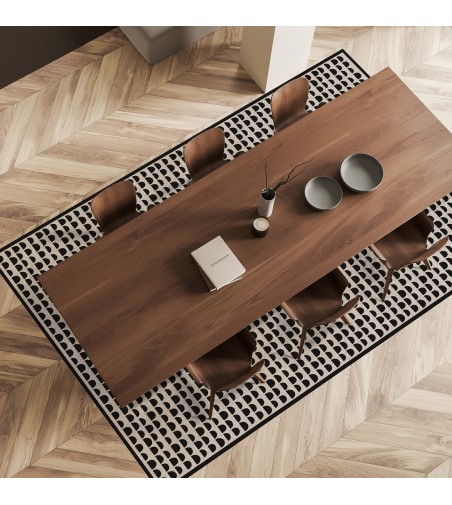 Alfombra vinílica Curve Black