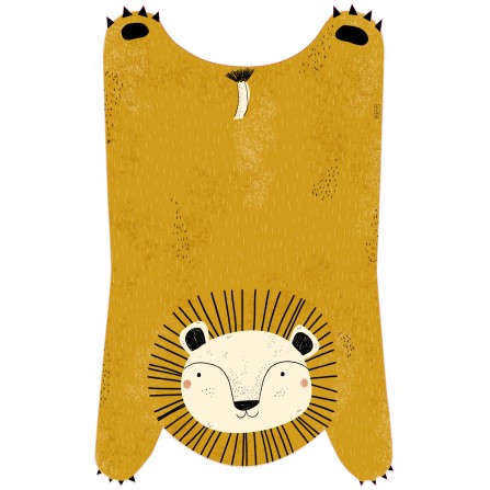 Alfombra vinílica con estampado lion
