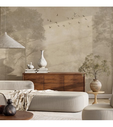 Mural Autoadhesivo para pared Palmiers