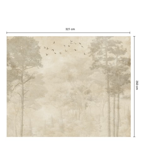 Mural Autoadhesivo para pared Palmiers